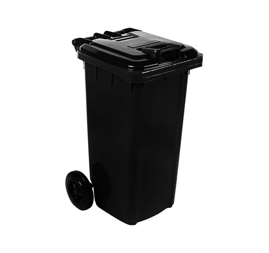 MOBILE REFUSE BIN 240LT (BLACK) GENERAL WASTE