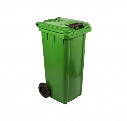 MOBILE REFUSE BIN 240LT (GREEN) ORGANIC WASTE