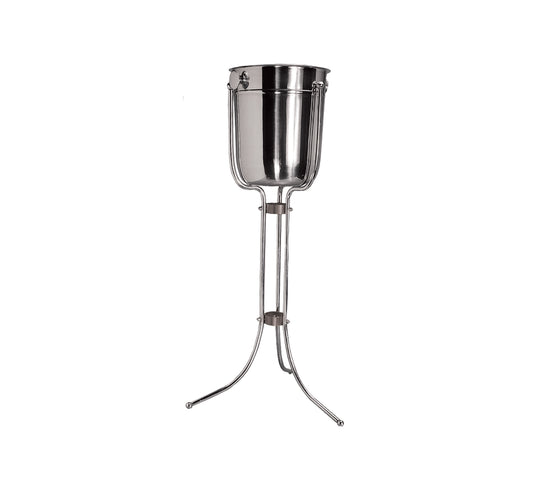 ICE BUCKET STAND -CHROME PLATED - FLOOR STANDING 715MM