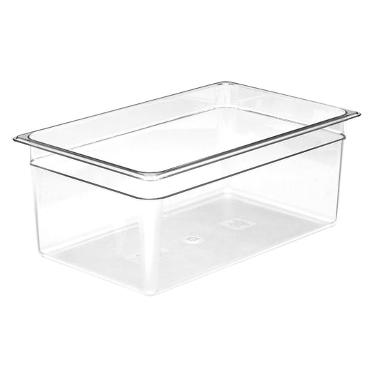 GN FOODPAN 1/1 POLYCARBONATE CLEAR 200MM D 25.6LT
