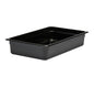 GN FOODPAN 1/1 POLYCARBONATE BLACK 100MM D 13LT