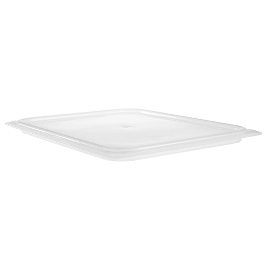 POLYPROPYLENE TRANSLUCENT SNAP ON SEAL COVER FOR 1/2 PANS