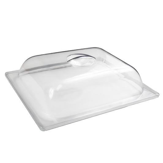 INSERT - HALF DOME LID SOLID (CLEAR) NOT FOR DIRECT HEAT