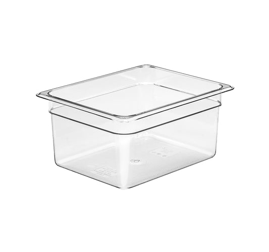 GN FOODPAN 1/2 POLYCARBONATE CLEAR 150MM D 8.9LT