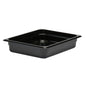 GN FOODPAN 1/2 POLYCARBONATE BLACK 65MM D 3.9LT
