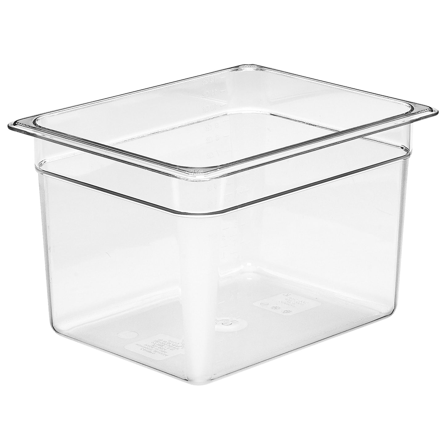 GN FOODPAN 1/2 POLYCARBONATE CLEAR 200MM D 11.7LT