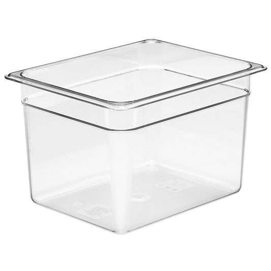 GN FOODPAN 1/2 POLYCARBONATE CLEAR 200MM D 11.7LT