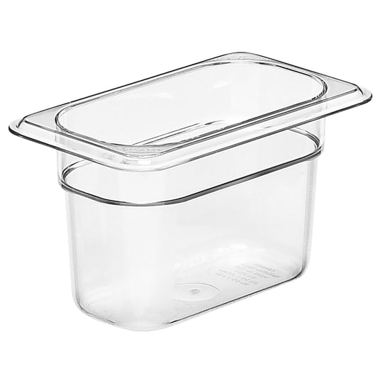GN FOODPAN 1/9 POLYCARBONATE CLEAR 100MM D 1LT
