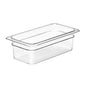 GN FOODPAN 1/3 POLYCARBONATE CLEAR 100MM D 3.6LT