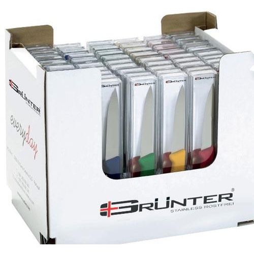 PAIRING KNIFE - 100MM COLOUR BOX SET GRUNTER 60 PIECE