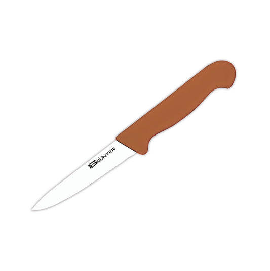 KNIFE GRUNTER - PARING 100MM (BROWN)