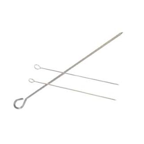 KEBAB SKEWERS S/STEEL (OVAL) - 300MM (12)
