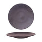 URBAN - BLACK SWIRL - ROUND COUPE PLATE - 27.5CM (12 UNITS)