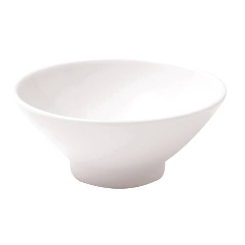 NEW BONE - WHITE - ROUND V-BOWL - 15.5CM - 390ML (24 UNITS)