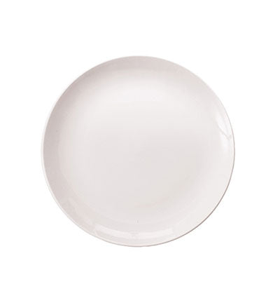 NEW BONE - WHITE - ROUND COUPE PLATE - 16.5CM (24 UNITS)