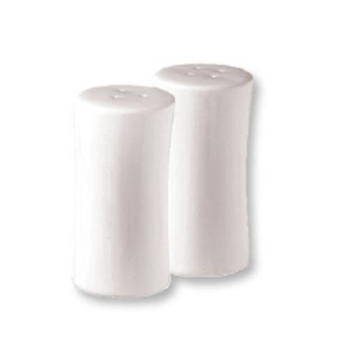 NEW BONE - WHITE - TALL PEPPER SHAKER - 9.8CM (12 UNITS)