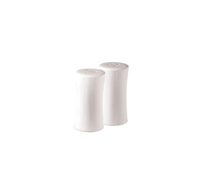 NEW BONE - WHITE - TALL SALT SHAKER - 9.8CM (12 UNITS)