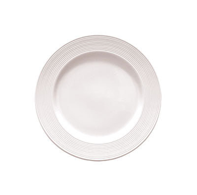 LINE - WHITE - RIM PLATE - 17.5CM (12 UNITS)