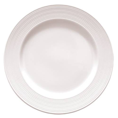 LINE - WHITE - RIM PLATE - 30.5CM (12 UNITS)