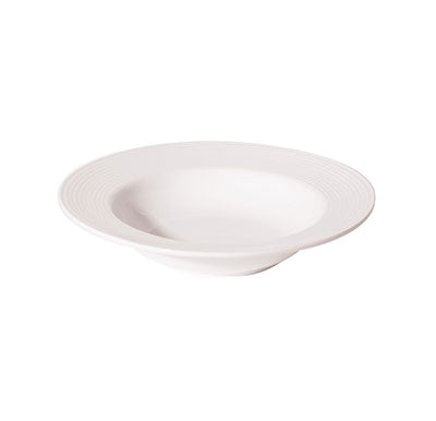 LINE - WHITE - RIM SOUP PLATE - 22CM (24 UNITS)