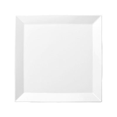 OLIVE - WHITE - SQUARE PLATE - 26CM (12 UNITS)