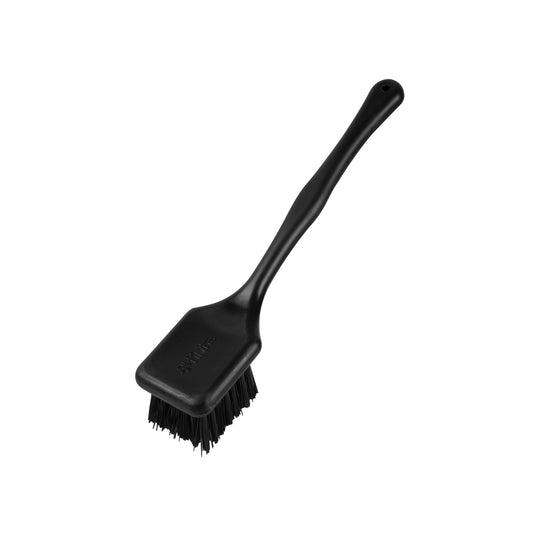 LONG HANDLE SCRUB - HARD  BRISTLE BLACK - 355MM