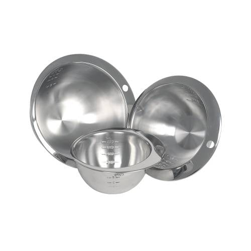 MEASURING BOWL STAINLESS STEEL ROUND NOTCHED 1200ML