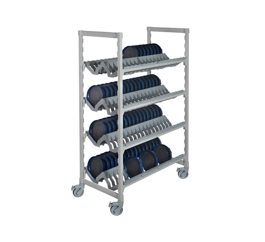 MOBILE DRYING RACK FOR CAMDUCTION BASES - 128 BASE CAPACITY