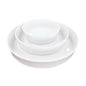 WHITE - ROUND BUFFET BOWL - 43 X 6.5CM (1 UNITS)