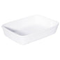 WHITE - RECTANGULAR BAKER - 40CM X 26CM (1 UNITS)