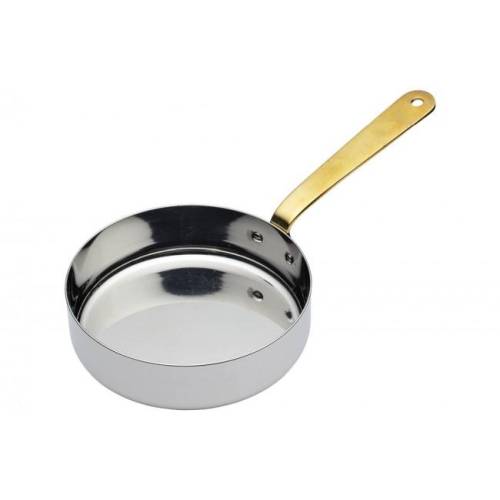 MINI S/STEEL FRYING PAN - 120MM X 35MM