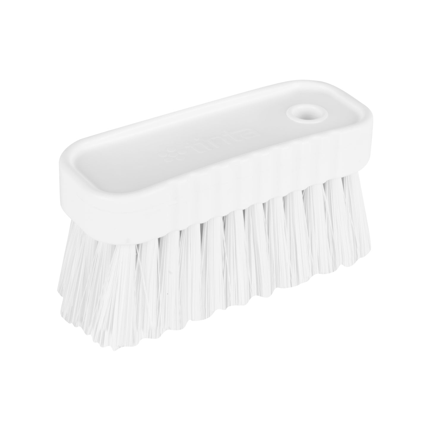 NAIL BRUSH SOFT BRISTLE - WHITE 110MM