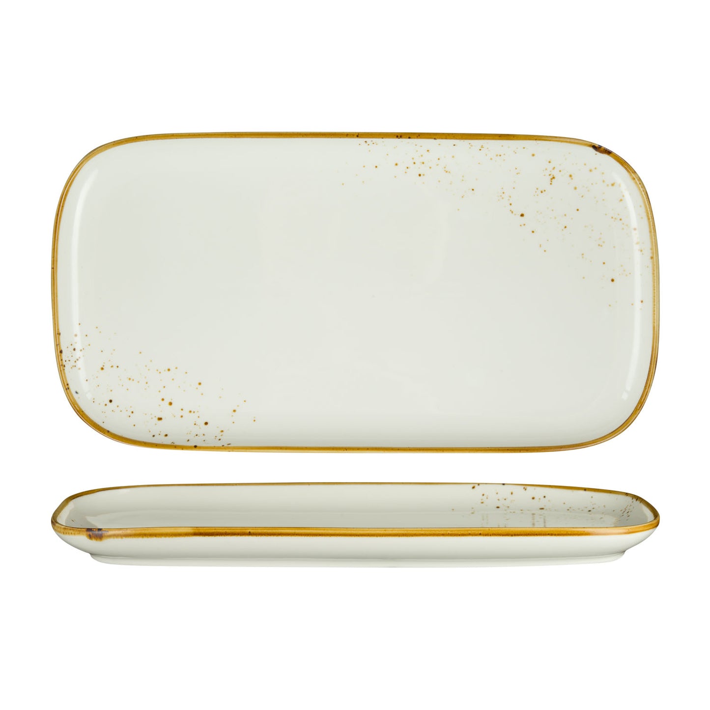 FYNBOS - KAROO SAND - RECTANGULAR PLATE - 35.5CM X 18.5CM (4 UNITS)