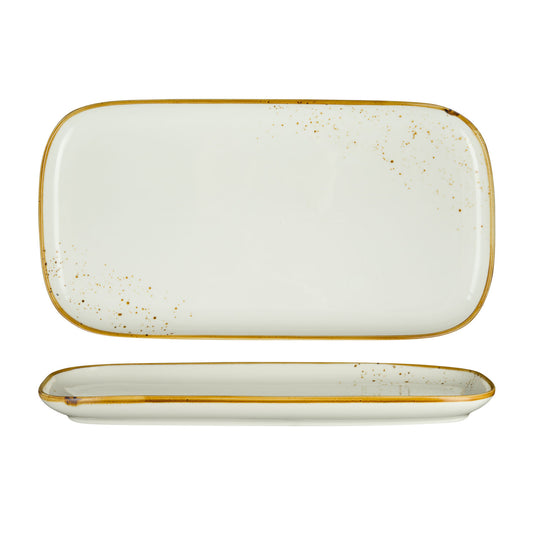FYNBOS - KAROO SAND - RECTANGULAR PLATE - 35.5CM X 18.5CM (4 UNITS)