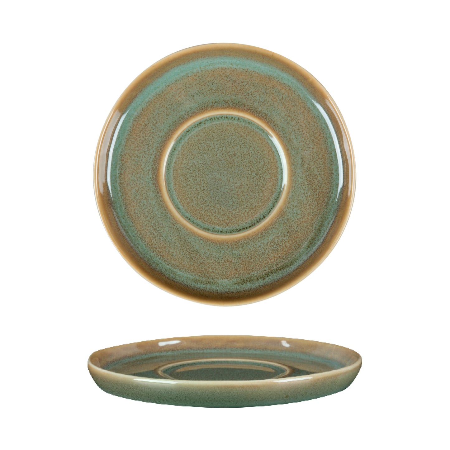 FYNBOS - ALOE GREEN - SAUCER -15CM (6 UNITS)