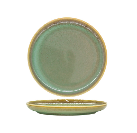 FYNBOS - ALOE GREEN - ROUND PLATE - 18CM (6 UNITS)