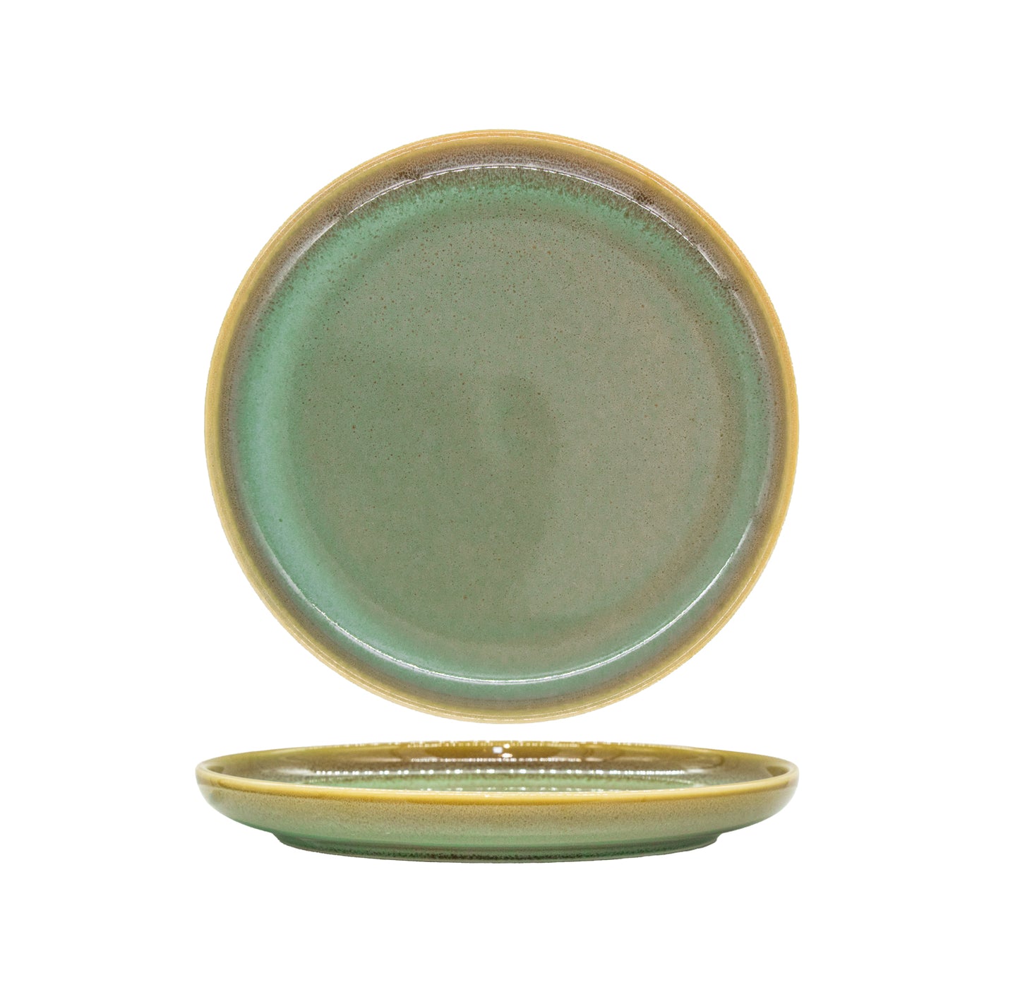 FYNBOS - ALOE GREEN - ROUND PLATE - 28CM (6 UNITS)