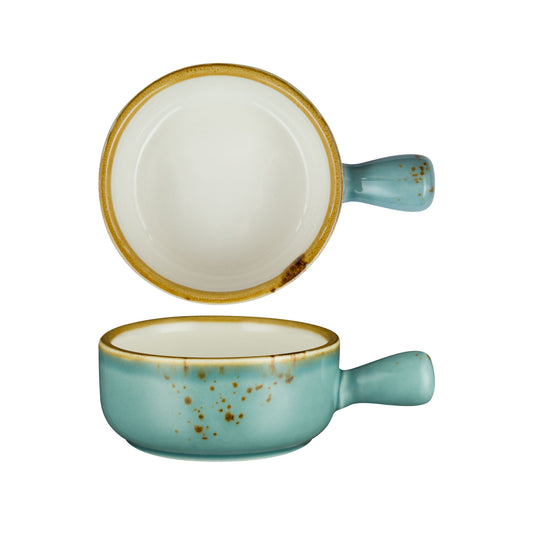 FYNBOS - ATLANTIC BLUE - SMALL BOWL WITH HANDLE - 10CM - 90ML (6 UNITS)