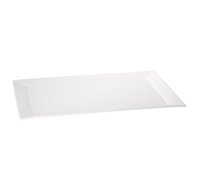 ACCENT - WHITE - RECTANGULAR PLATE - 37CM X 20CM (3 UNITS)