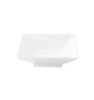 ACCENT - WHITE - SQUARE FOOTED BOWL - 11 X 3CM (12 UNITS)
