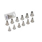 NOZZLE SET S/STEEL - STAR 12 PIECE
