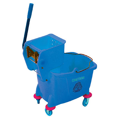 PLASTIC BUCKET & WRINGER - (BLUE) 36 LT