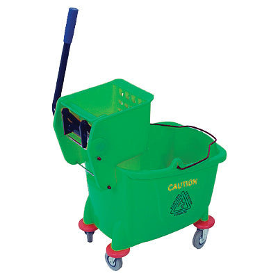 PLASTIC BUCKET & WRINGER - (GREEN) 36 LT