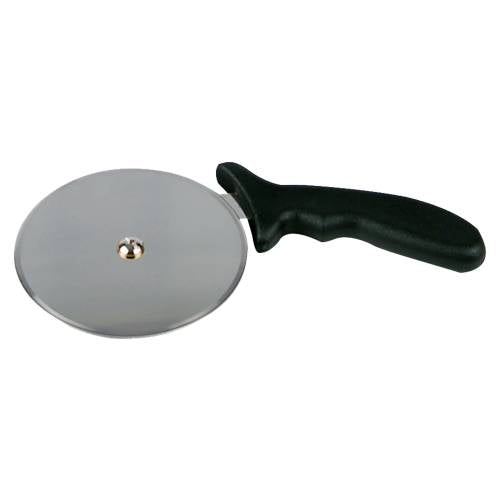 PIZZA CUTTER (BLACK) PLASTIC HANDLE - 100MM
