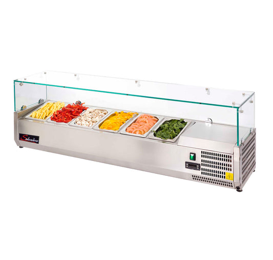 PIZZA INGREDIENT FRIDGE SALVADORE - 2000MM