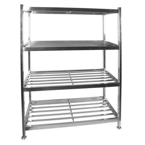 POT RACK S/STEEL - FLOOR STANDING 1200MM X 600MM X 1450MM