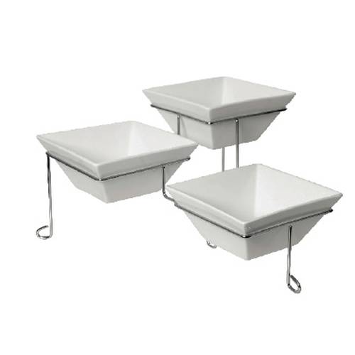 TRIPLE SQUARE PLATE STAND - 3 X 172MM / 120MM / 180MM / 240MM (1 UNITS)