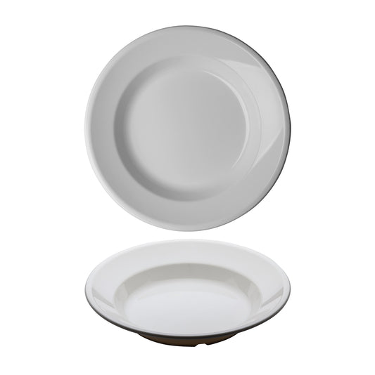 POLYCARBONATE ROUND SOUP/SALAD BOWL 22.9CM DIAMETER - WHITE