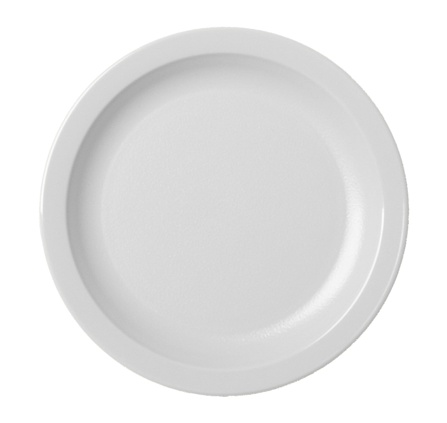 POLYCARBONATE NARROW RIM SIDE PLATE 16.5CM DIAMETER - WHITE
