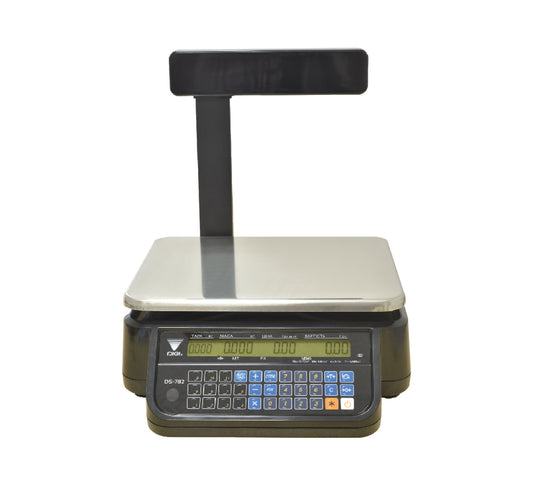 RETAIL SCALE ELECTRONIC - 6/15KG (2/5GR) INCL POLE